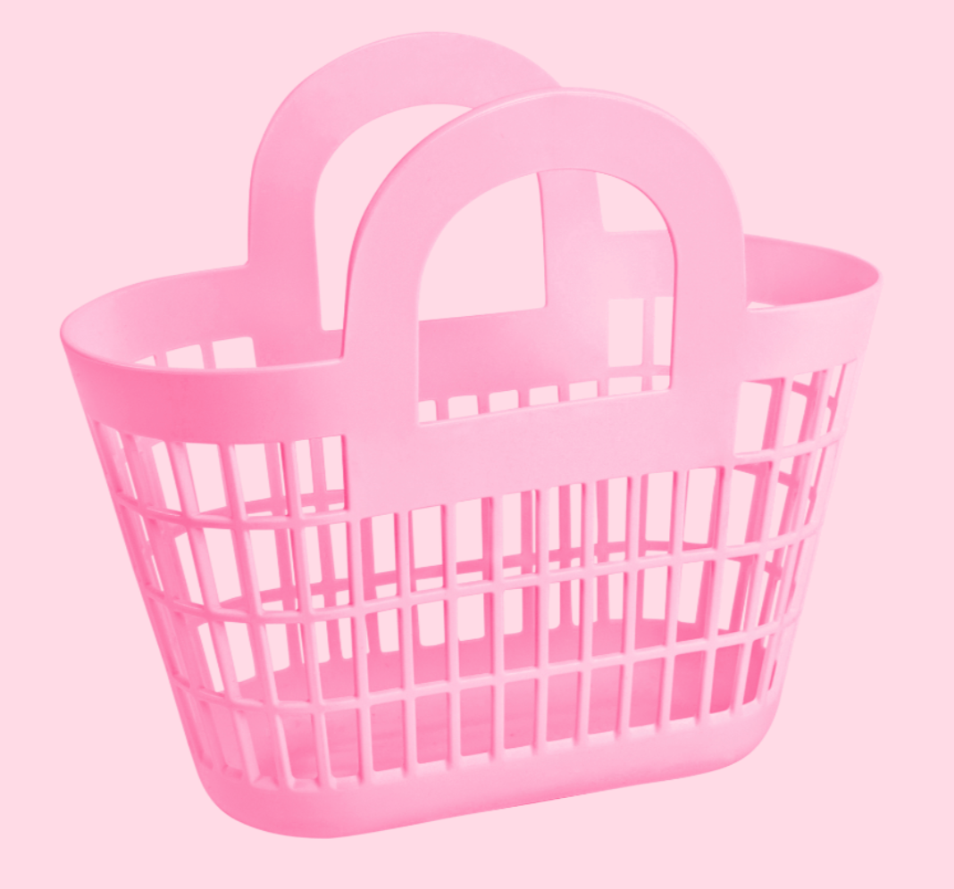Bubblegum Pink Rosie Basket