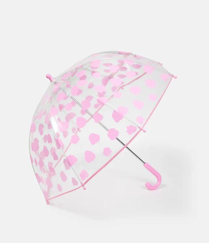 Rainy Trees Pink Tula Kid's Umbrella