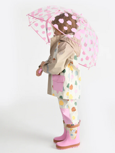 Rainy Trees Pink Tula Kid's Umbrella