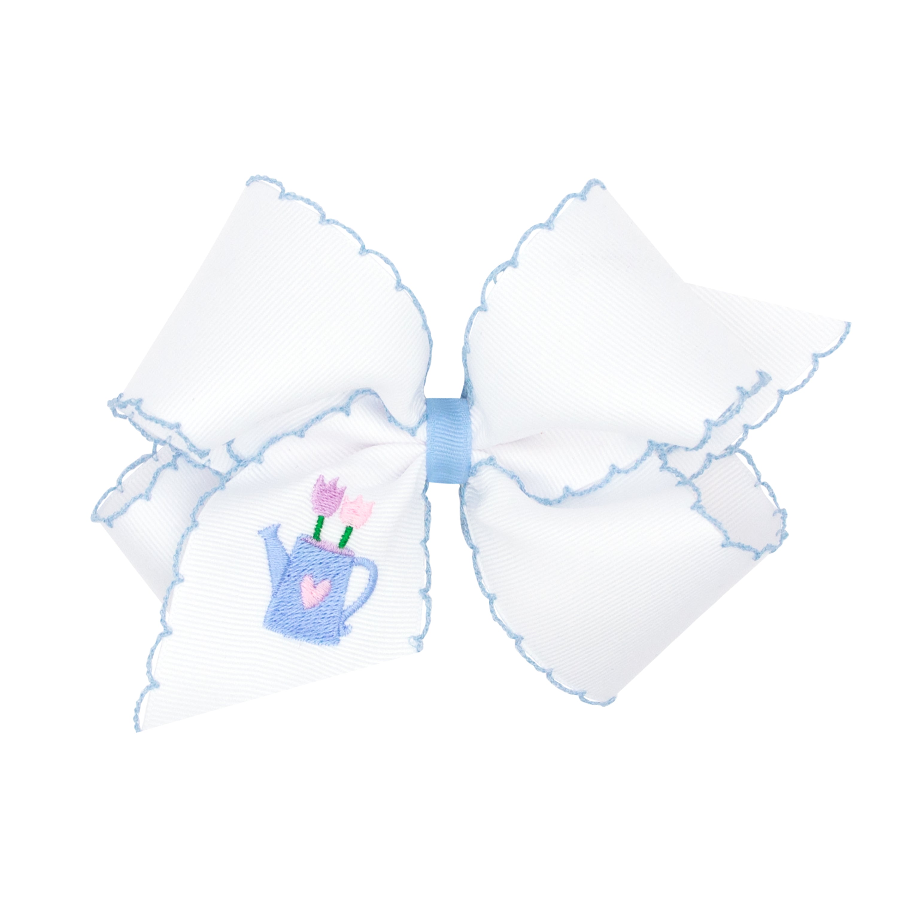 King Grosgrain Moonstitch Tulip Bow