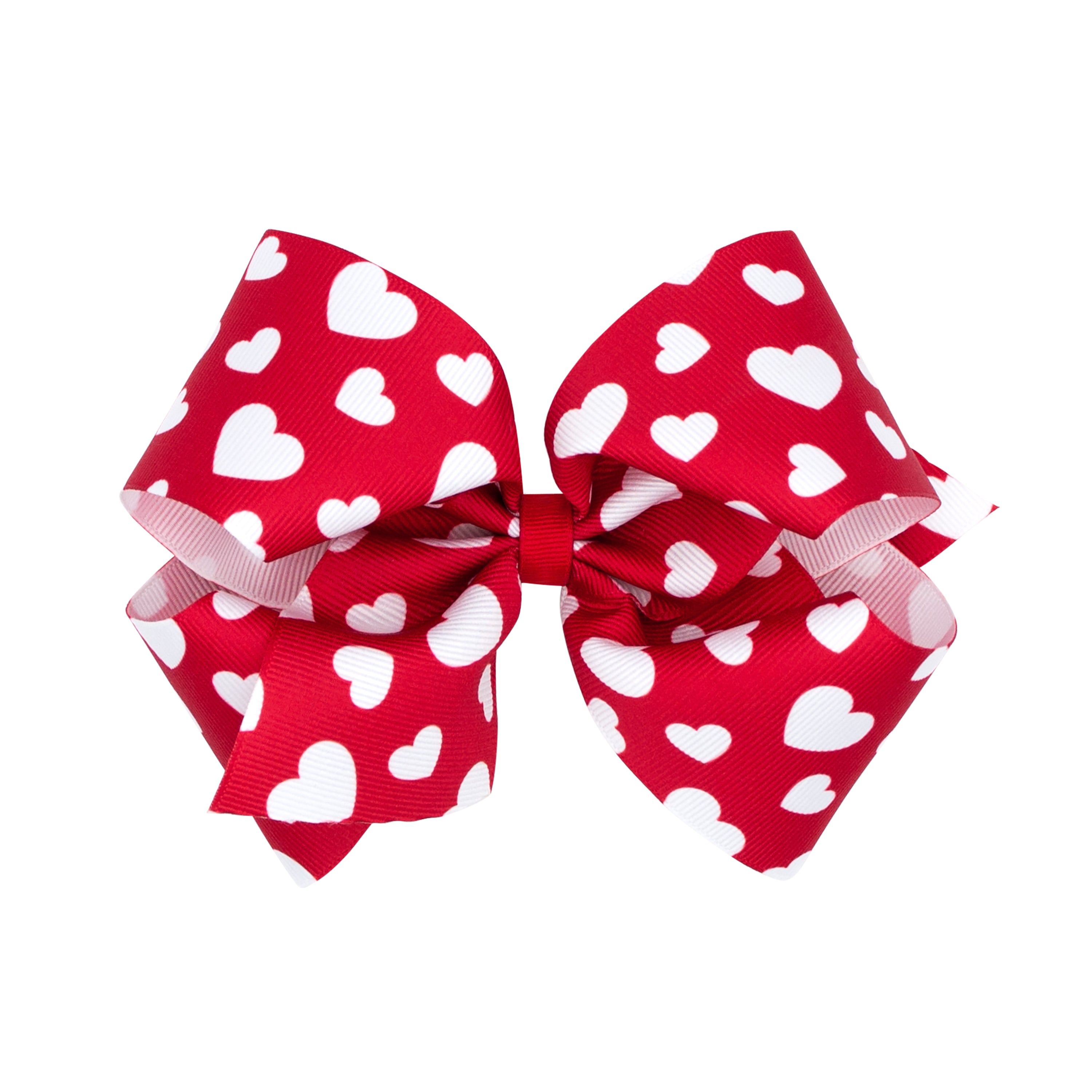 King Red Heart Grosgrain Bow