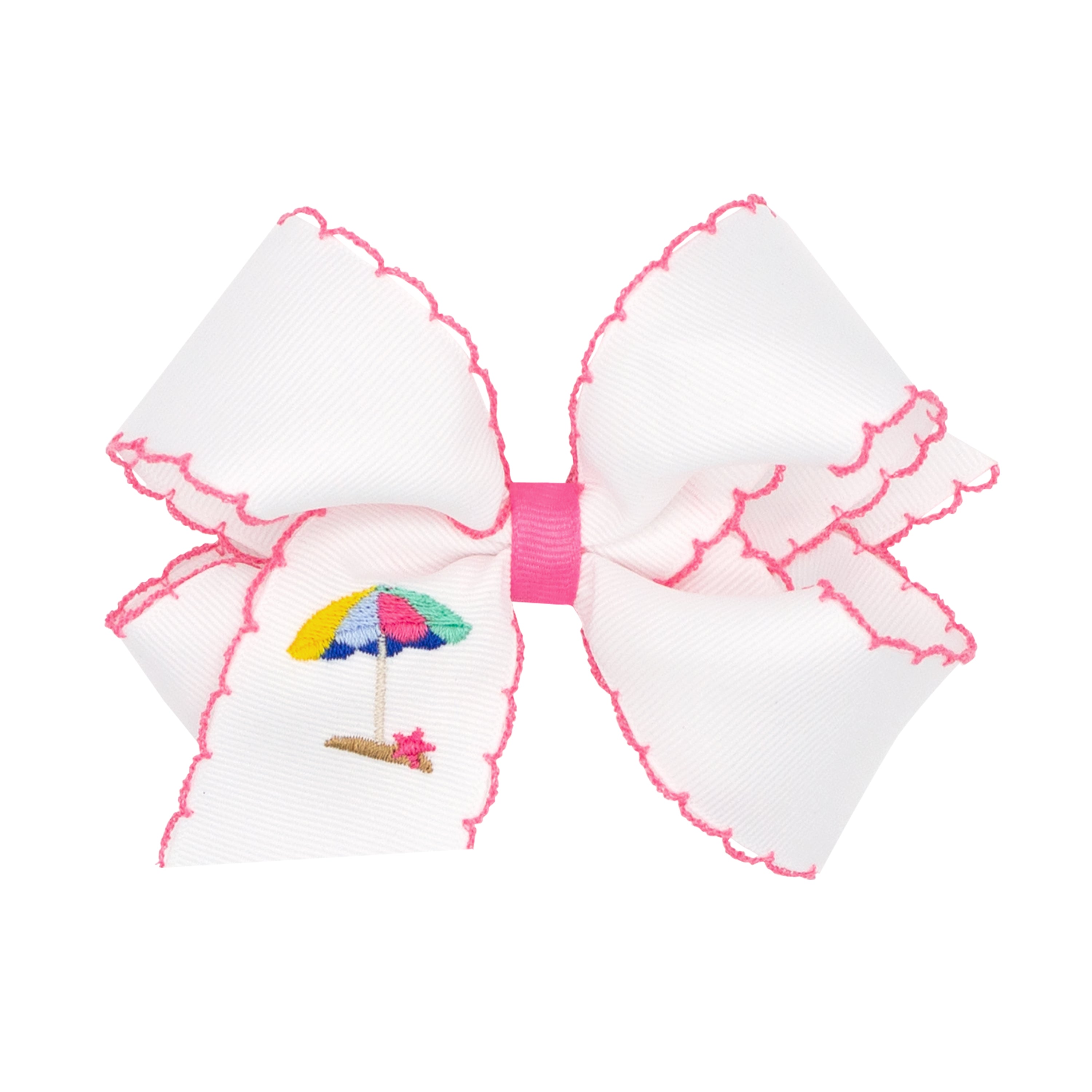 Medium Grosgrain Moonstitch Beach Umbrella Bow