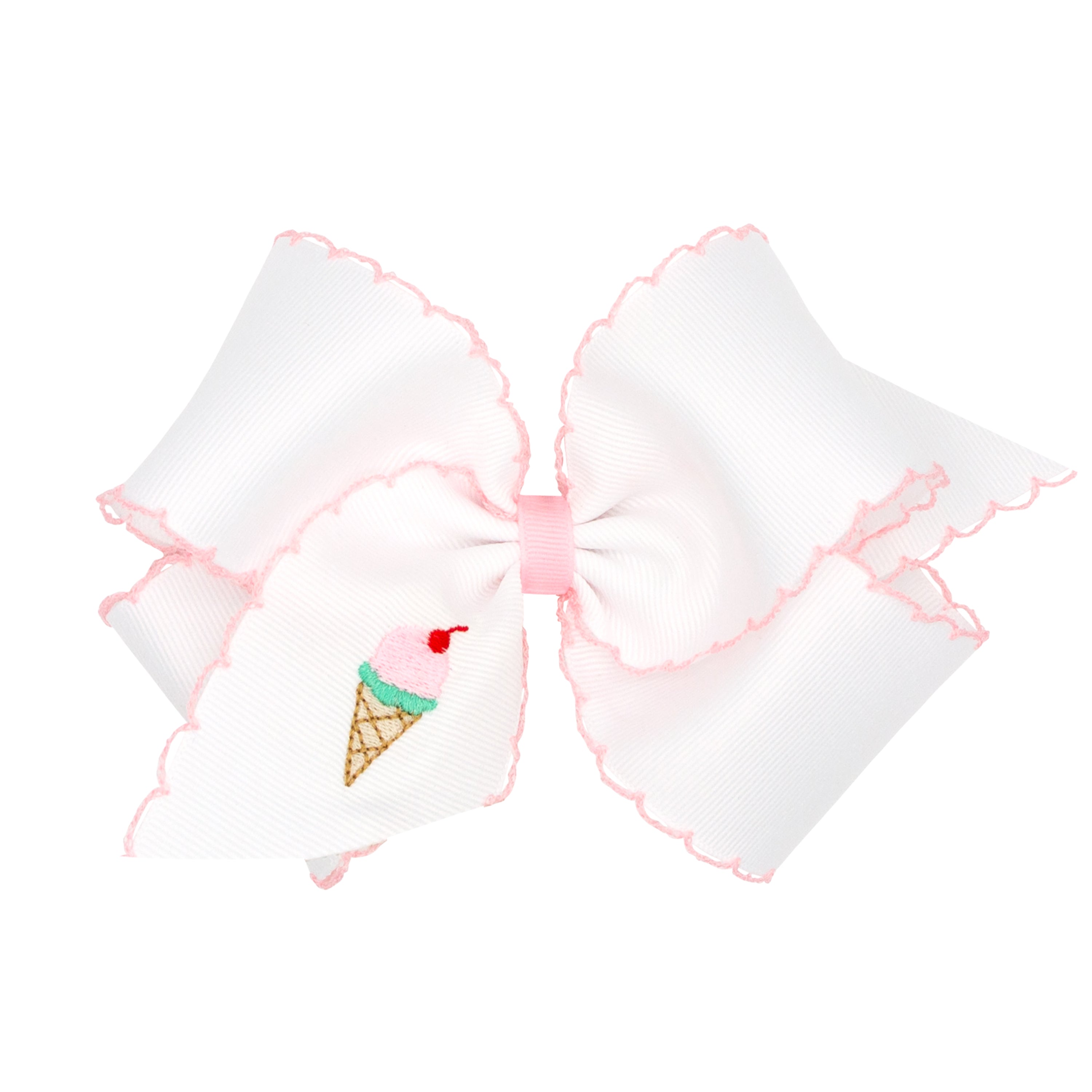 King Grosgrain Moonstitch Ice Cream Bow