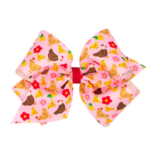 King Chick Grosgrain Bow