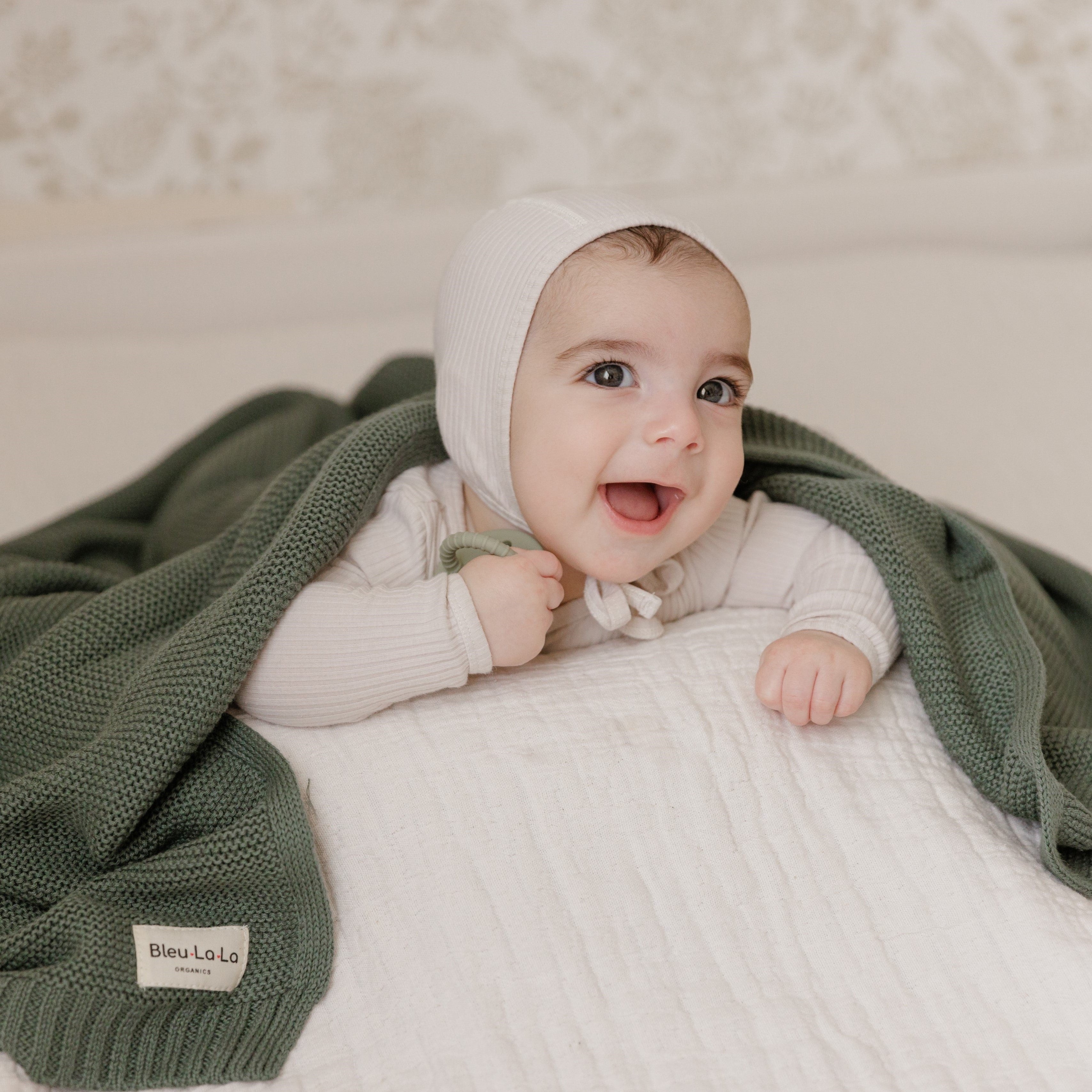 Heritage Knit - 100% Organic Cotton Luxury Knit Baby Swaddle Blanket