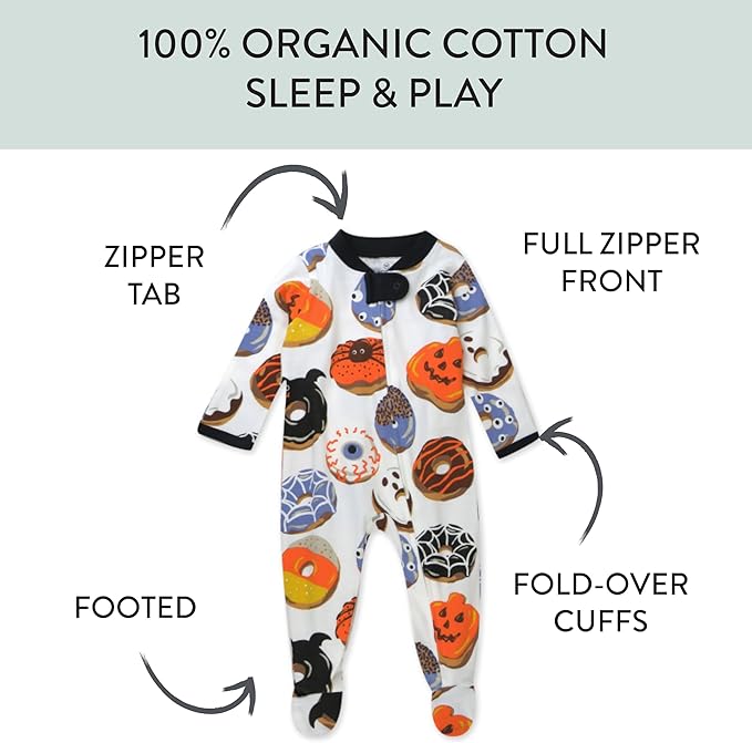 Spoo-oo-keey Donuts Pajama Sleeper