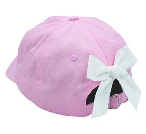 Palmer Pink Baby Bow Baseball Hat