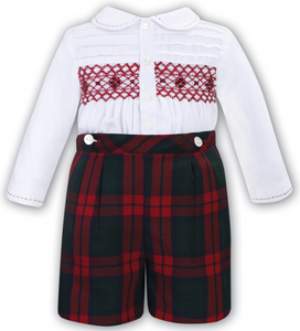 Red Plaid 2 Piece Set