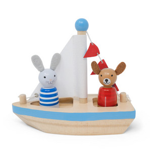 Boats And Buddies: Dog & Bunny