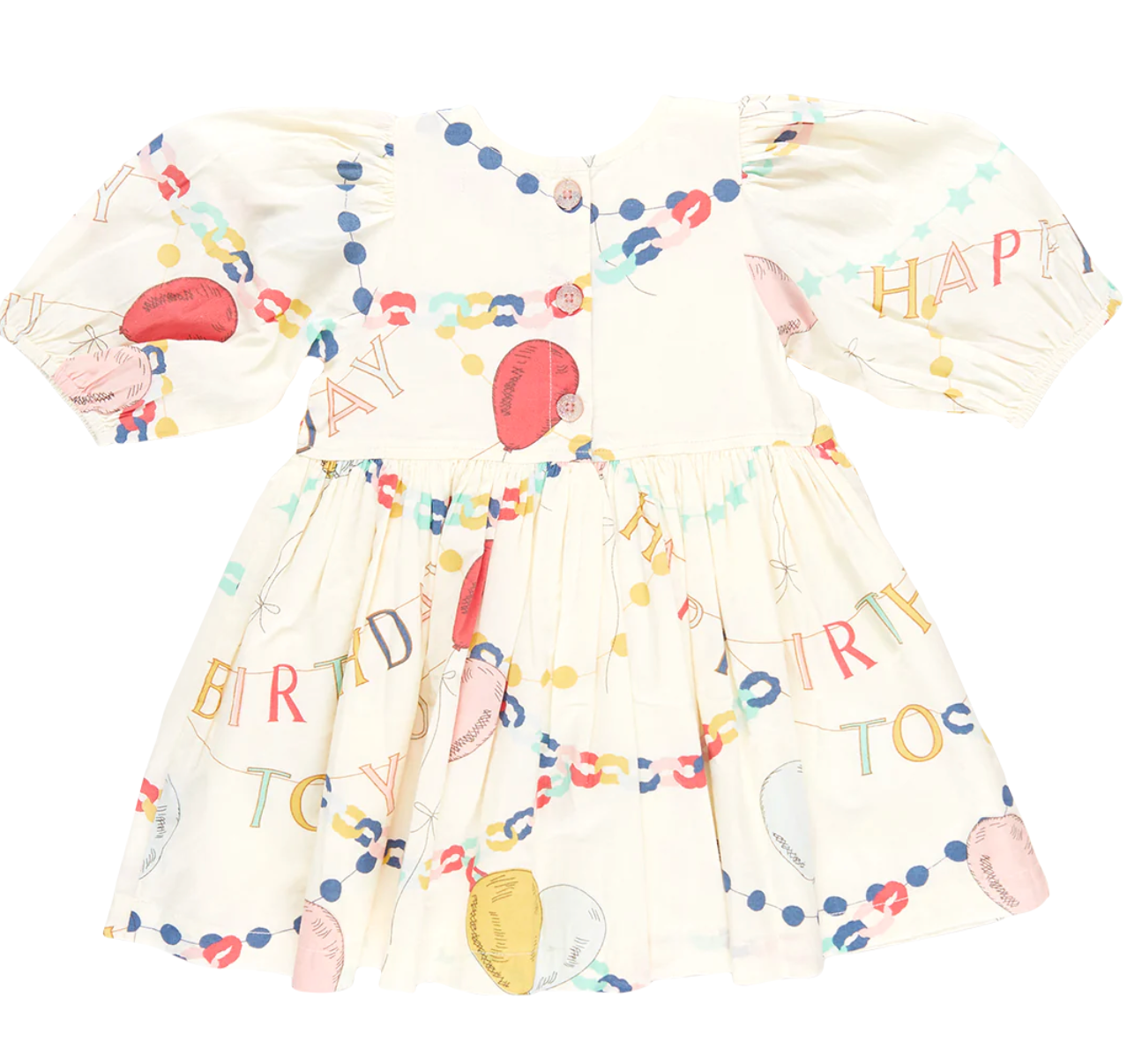 Girls Brooke Dress - Birthday Garland