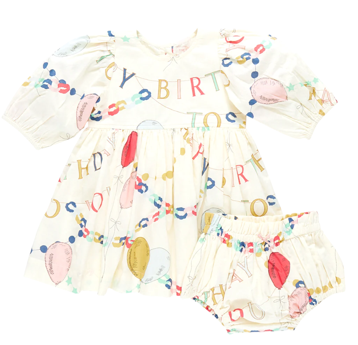 Baby Girls Brooke Dress Set - Birthday Garland