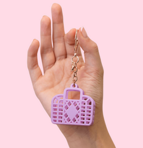 Lilac Itty Bitty Bag Charm – Retro
