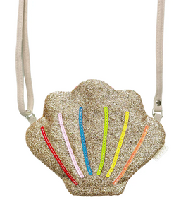 Rainbow Shell Glitter Bag