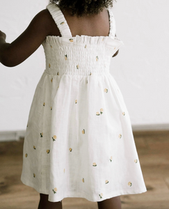Florence Linen Dress ‘Clementine’
