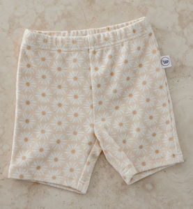 Ribbed Daisy Bike Shorts