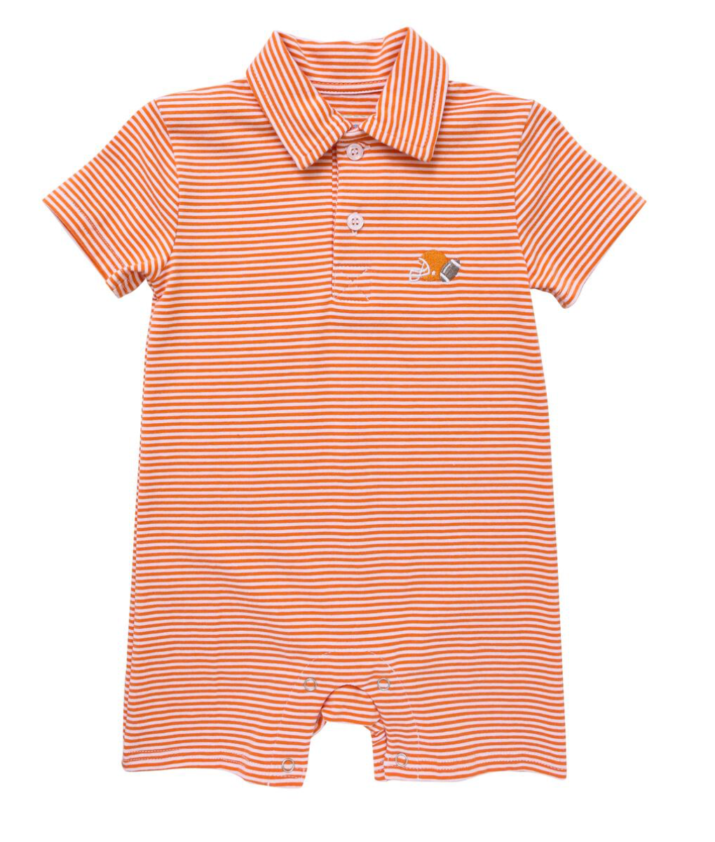 Orange Game Day Romper