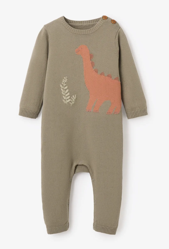 Dinosaur Knit Jumpsuit