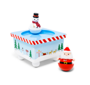 Music Box: Dancing Santa & Snowman