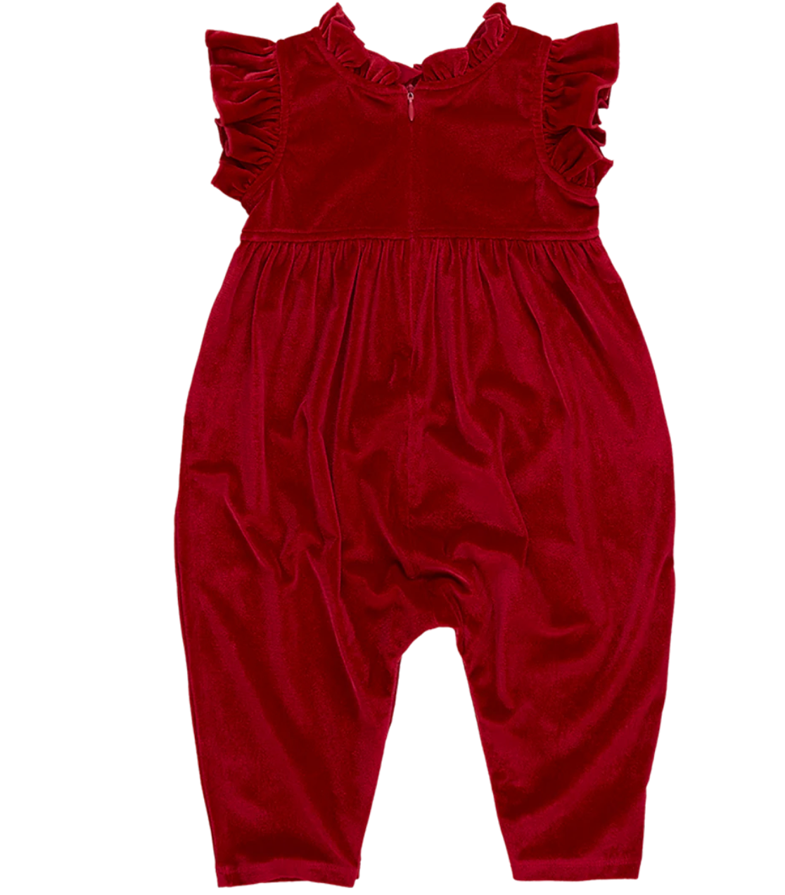 Baby Girls Velour Jennifer Jumper - Red