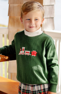 Isaac's Intarsia Sweater - Train Intarsia