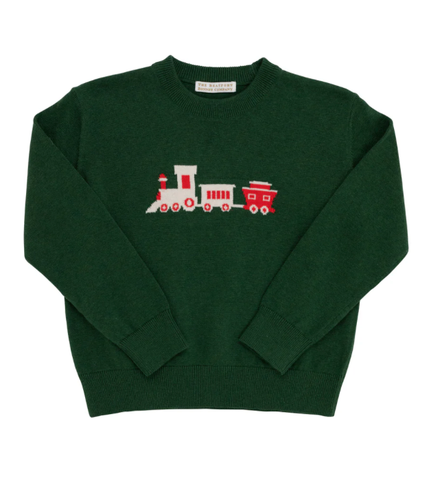 Isaac's Intarsia Sweater - Train Intarsia