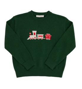 Isaac's Intarsia Sweater - Train Intarsia