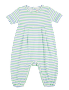 Short Sleeve Bradford Romper - Kennedy Cruise Stripe