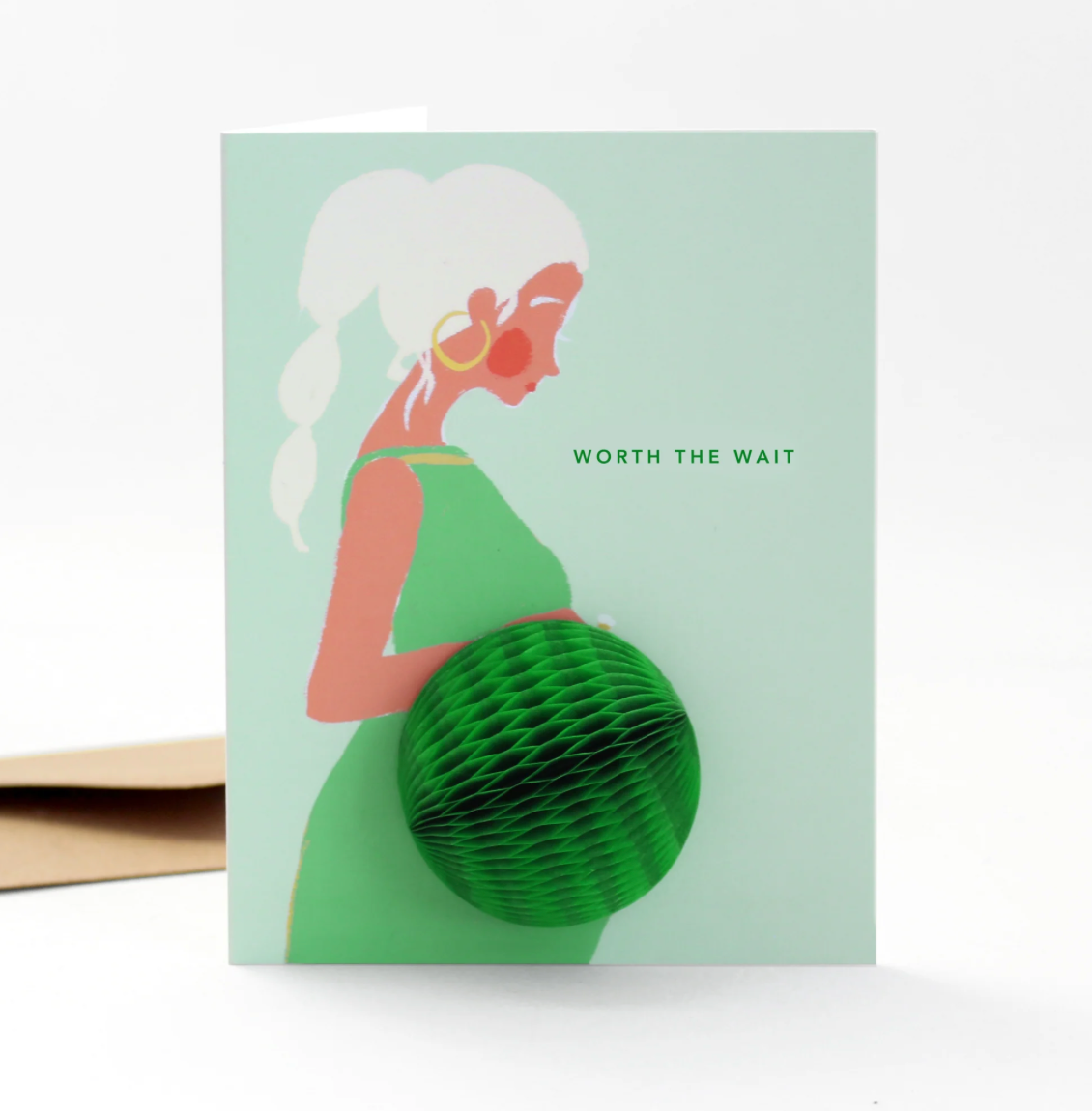 New Baby Bump Pop-up Card