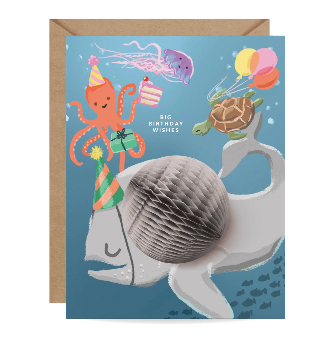 Whale Pop-up Card