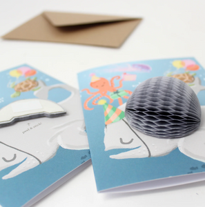 Whale Pop-up Card