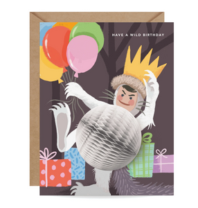 Wild Birthday Card Pop-up Card