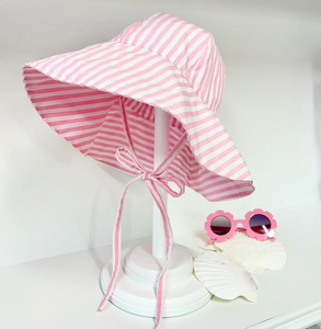 Cissy Sunhat - Pier Party Pinckney Pink Stripe