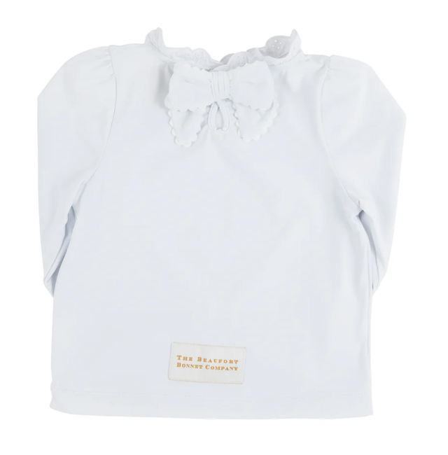 Winnie's Wave Spotter Swim Shirt (UPF 35+) - Worth Avenue White