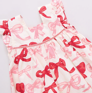 Baby Girls Camelia Dress Set - Valentines Bows