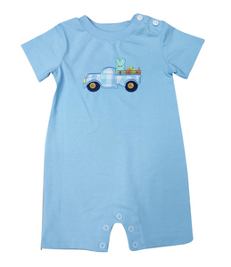 Easter Truck Boy's Romper