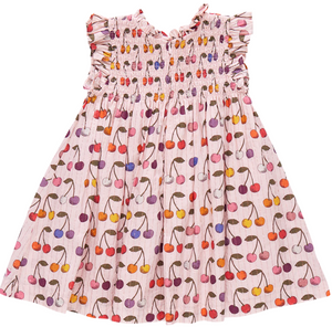 Girls Stevie Dress - Cloud Pink Cherry