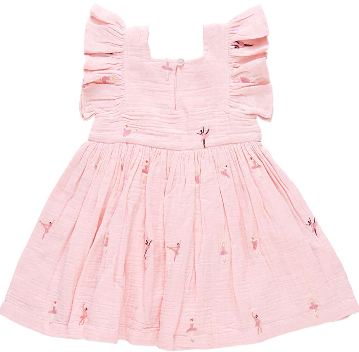 Girls Elsie Dress - Ballerina Embroidery