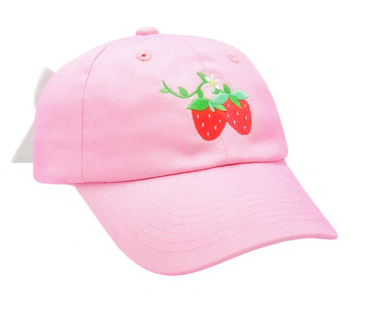 Strawberry Bow Baseball Hat (Youth)