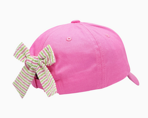 Tee Time Bow Baseball Hat (Youth)