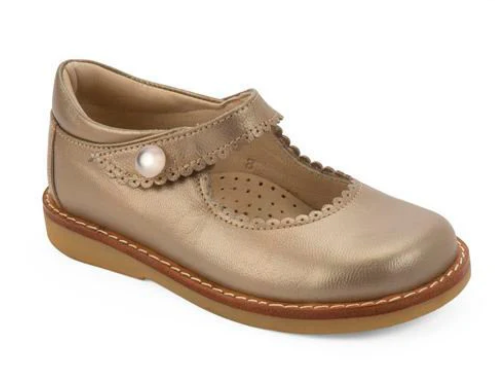 Mary Jane Metallic Champagne