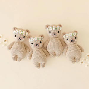 Baby Honey Bear (Ivory Floral)