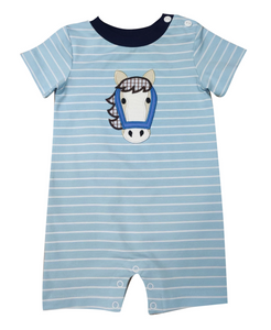 Horse Boy's Romper