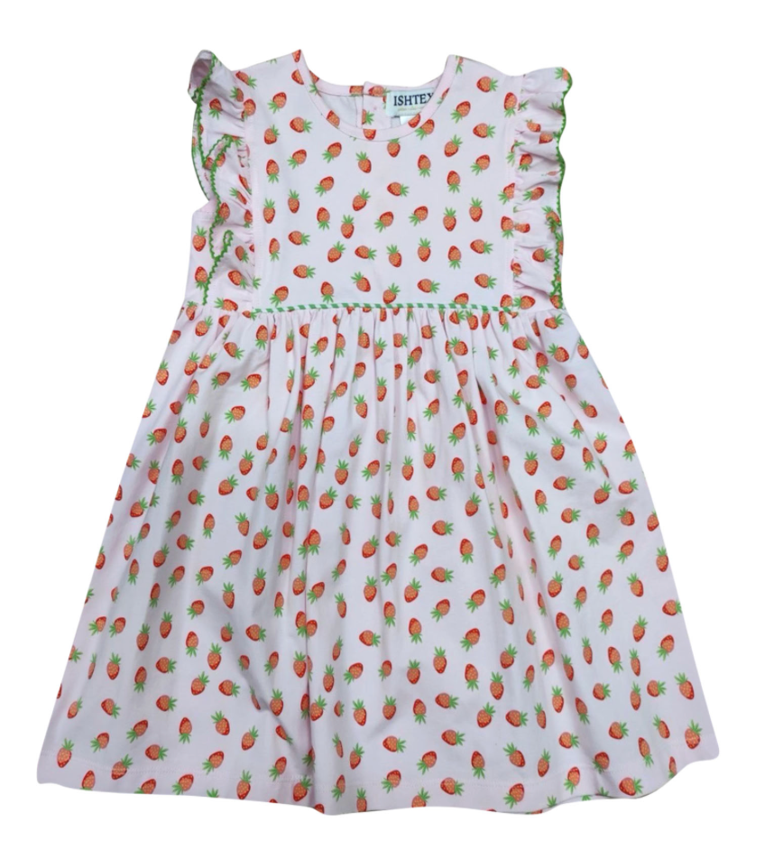 Strawberry Girl's Dress