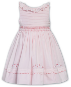 Summer Pink Smocked Dress