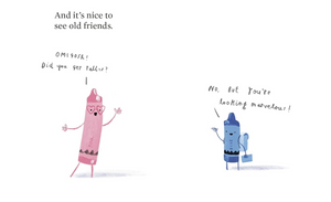 The Crayons Go Back to School Book