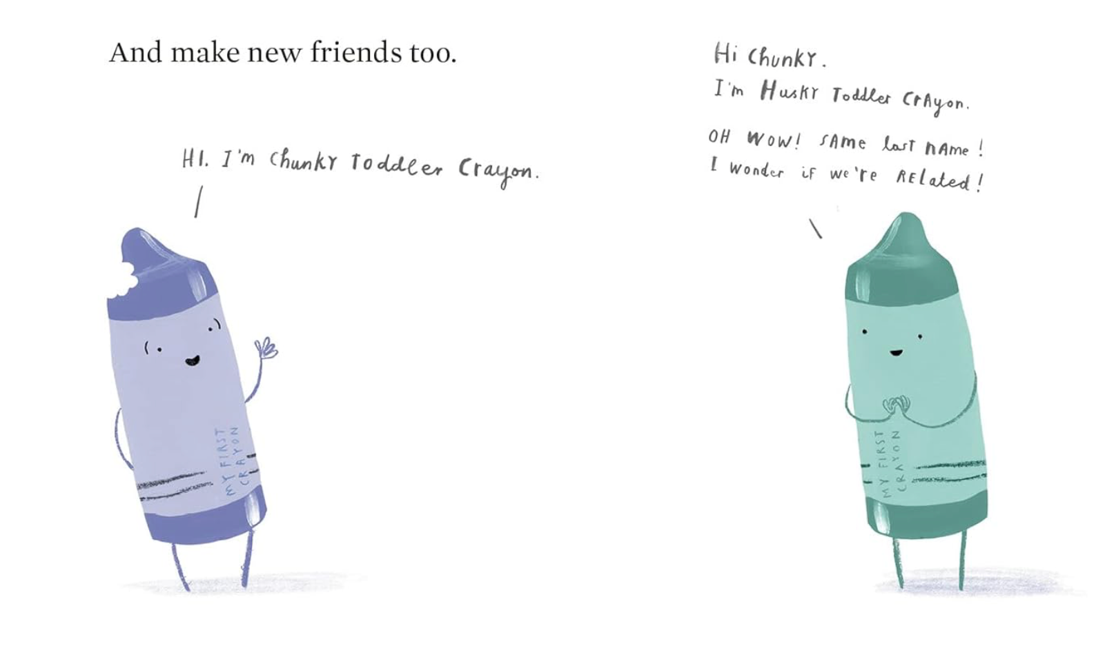 The Crayons Go Back to School Book