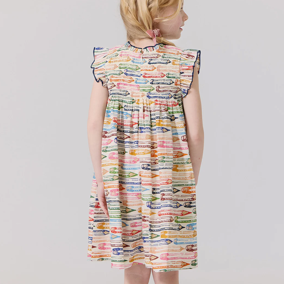 Stevie Dress - Colored Pencils