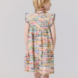 Stevie Dress - Colored Pencils
