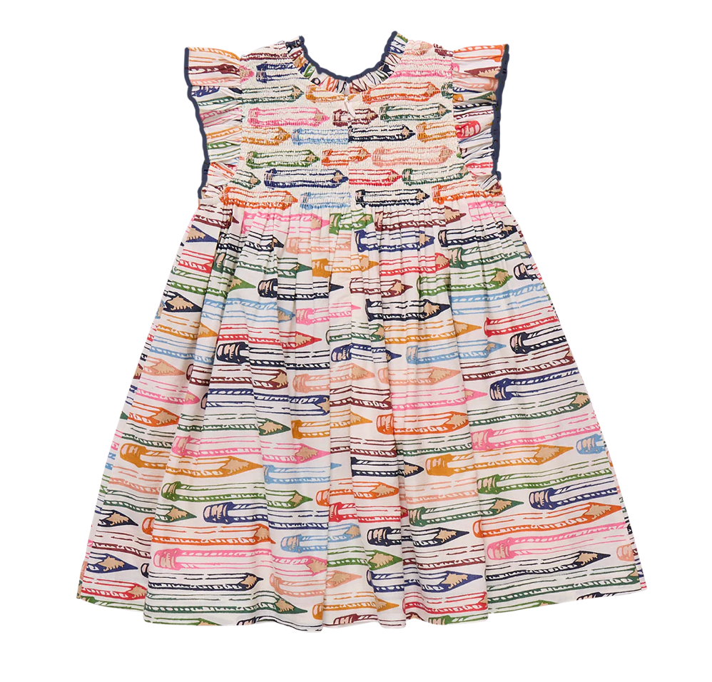 Stevie Dress - Colored Pencils