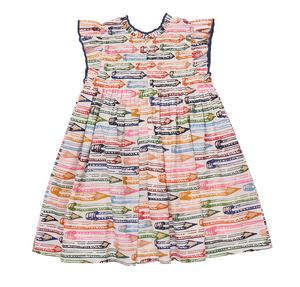 Stevie Dress - Colored Pencils